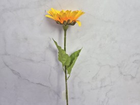 Flores artificiales girasol individual grande 